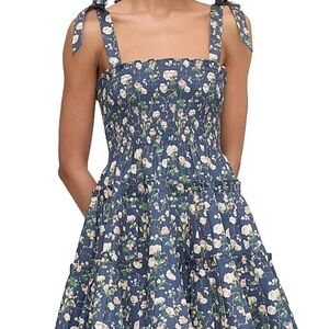 Hill House Ribbon Charlotte Nap Dress Bluebonnet Navy